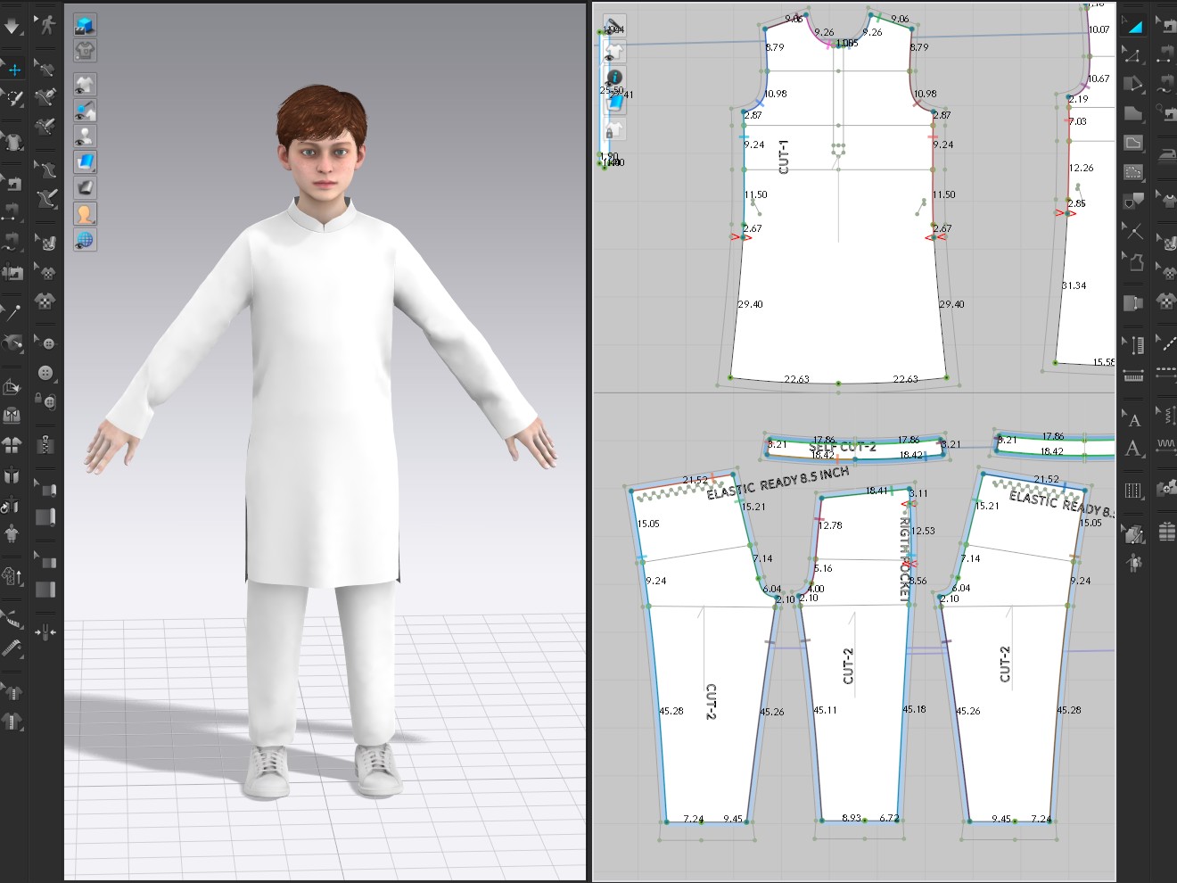 Boy and Pattern
